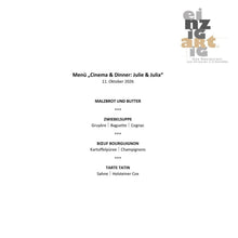 Lade das Bild in den Galerie-Viewer, Ticket für Cinema & Dinner "Julie & Julia" am 11. Oktober 2026