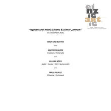 Lade das Bild in den Galerie-Viewer, Ticket für Cinema &amp; Dinner &quot;Amrum&quot; am 07.12.2025

